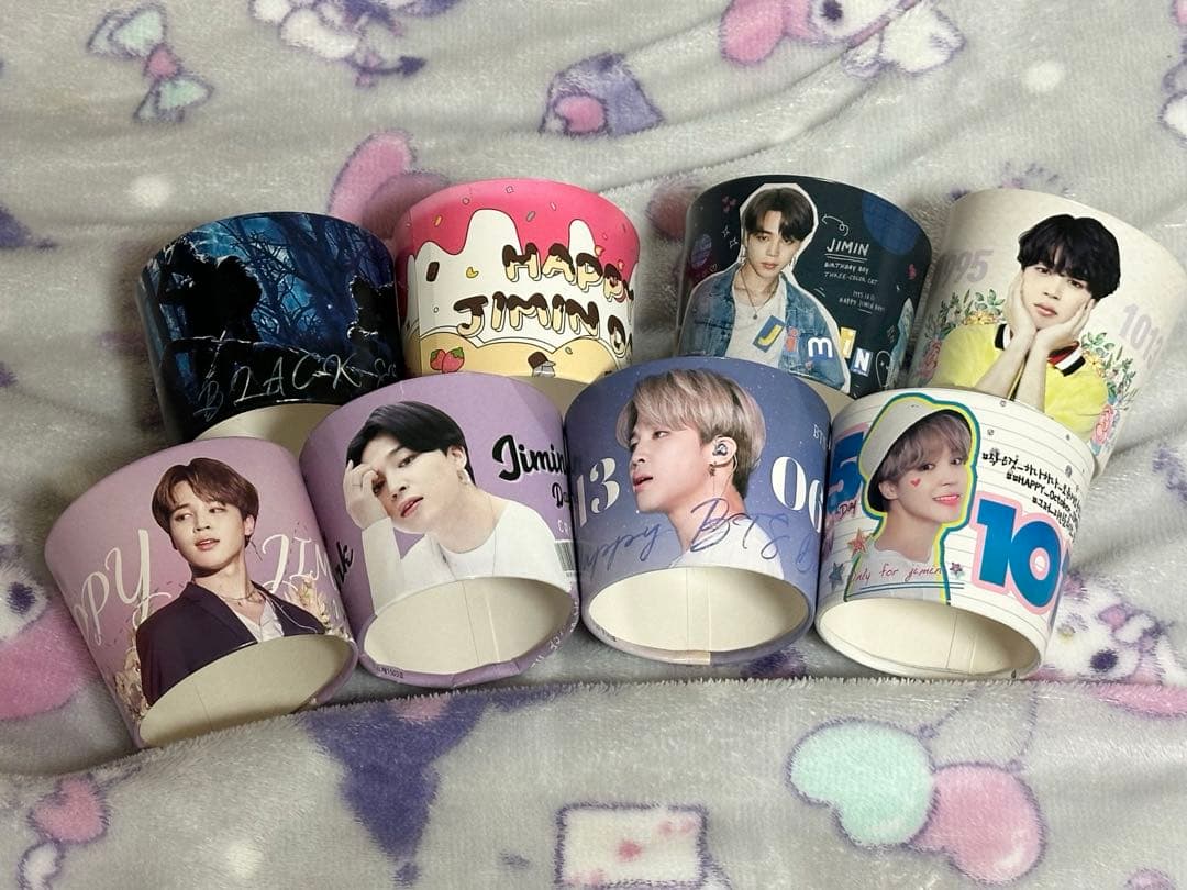 BTS ジミン うちわ・カップホルダー・トレカまとめ売り