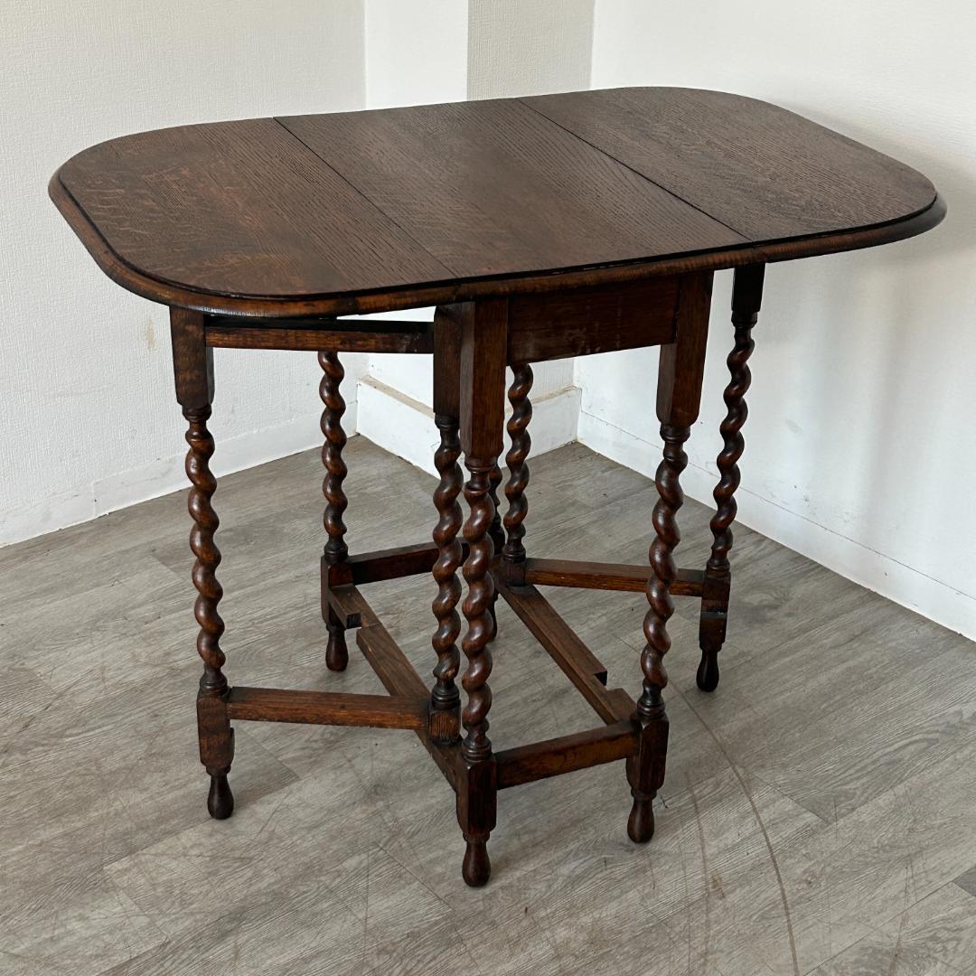 イギリス アンティーク家具 ゲートレッグテーブル 1930年頃 853A