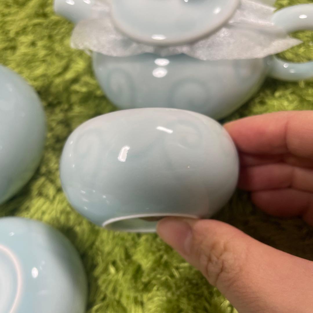 美品⭐︎龍泉青磁茶器一式
