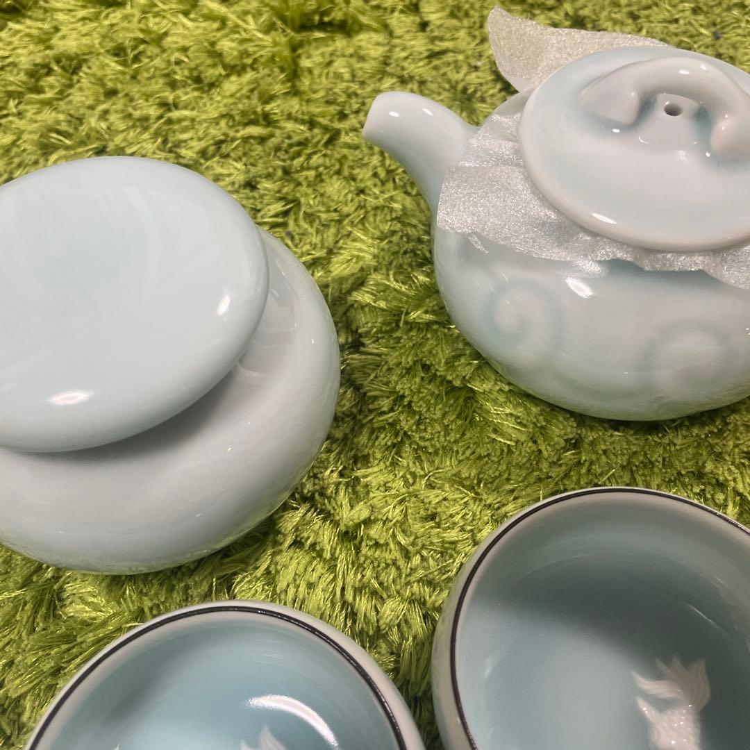 美品⭐︎龍泉青磁茶器一式