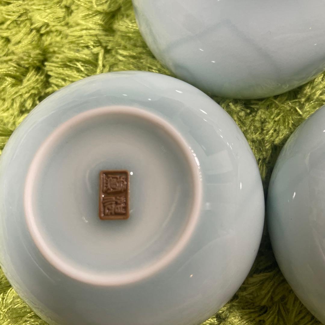 美品⭐︎龍泉青磁茶器一式