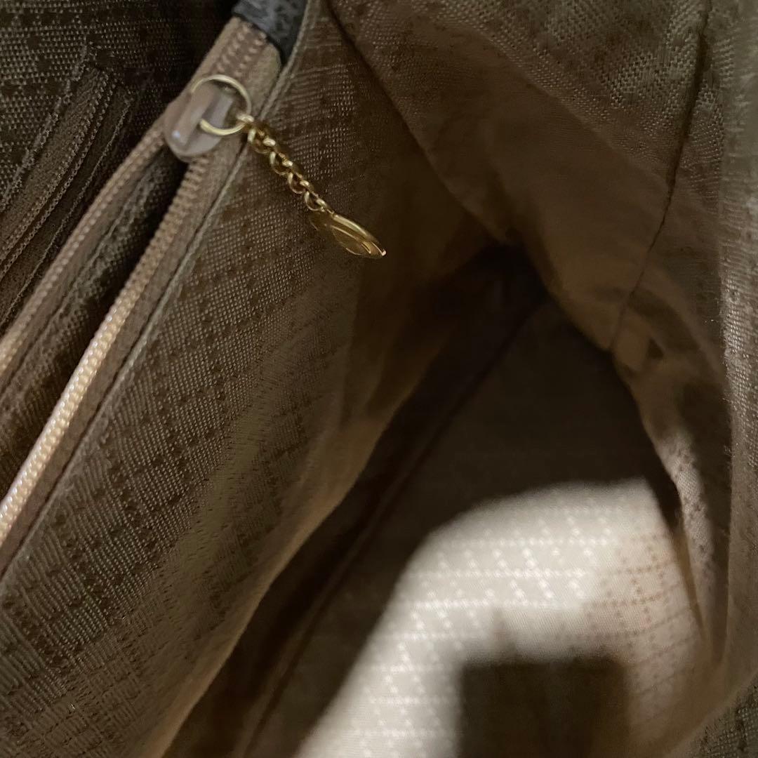美品　GUCCI グッチ バンブー 2way ショルダーバッグ スエード カーキ