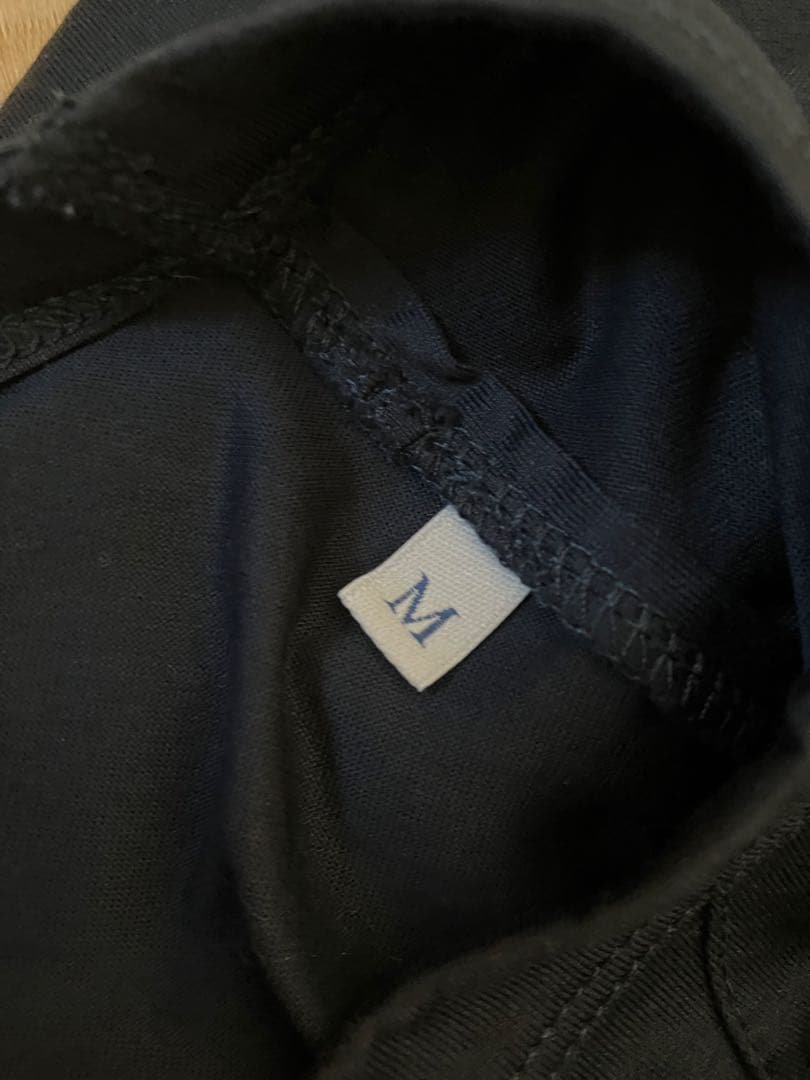 【未使用級】モンクレールコード認証確認済！　ダブルロゴTシャツ ネイビーMサイズ