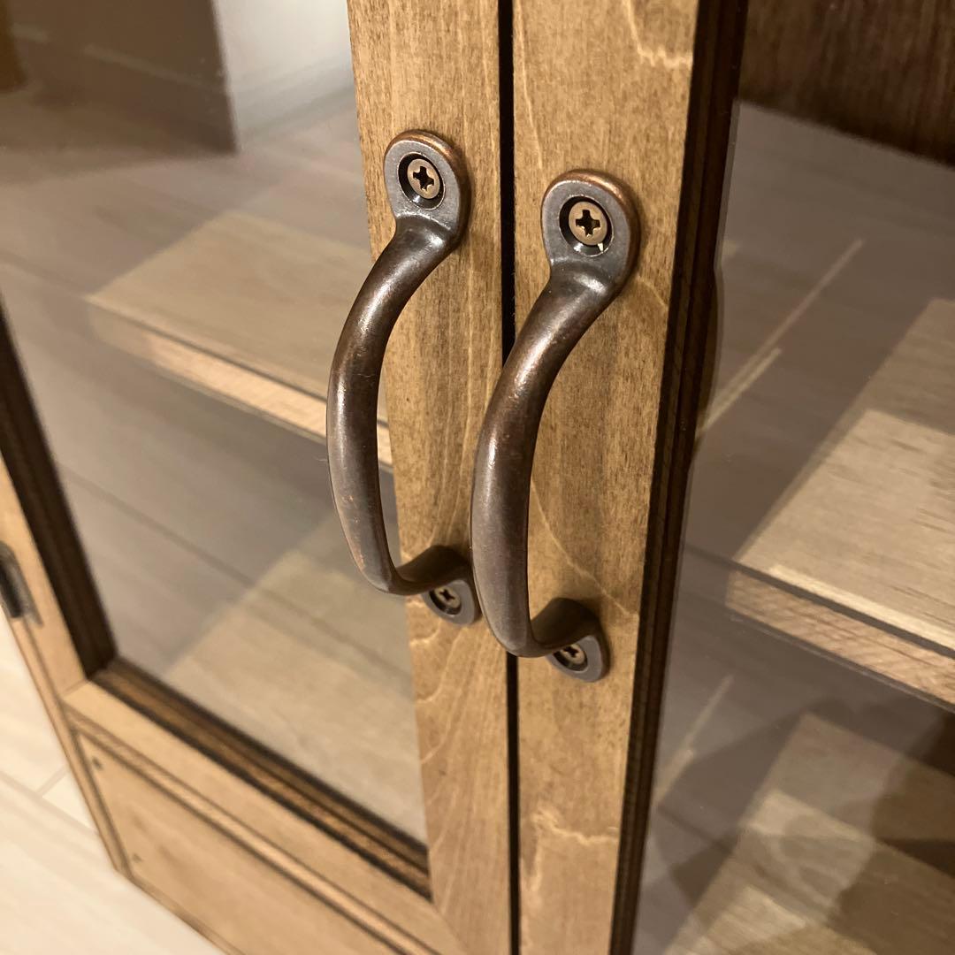 食器棚①　キャビネット　アンティーク　ハンドメイド　木製