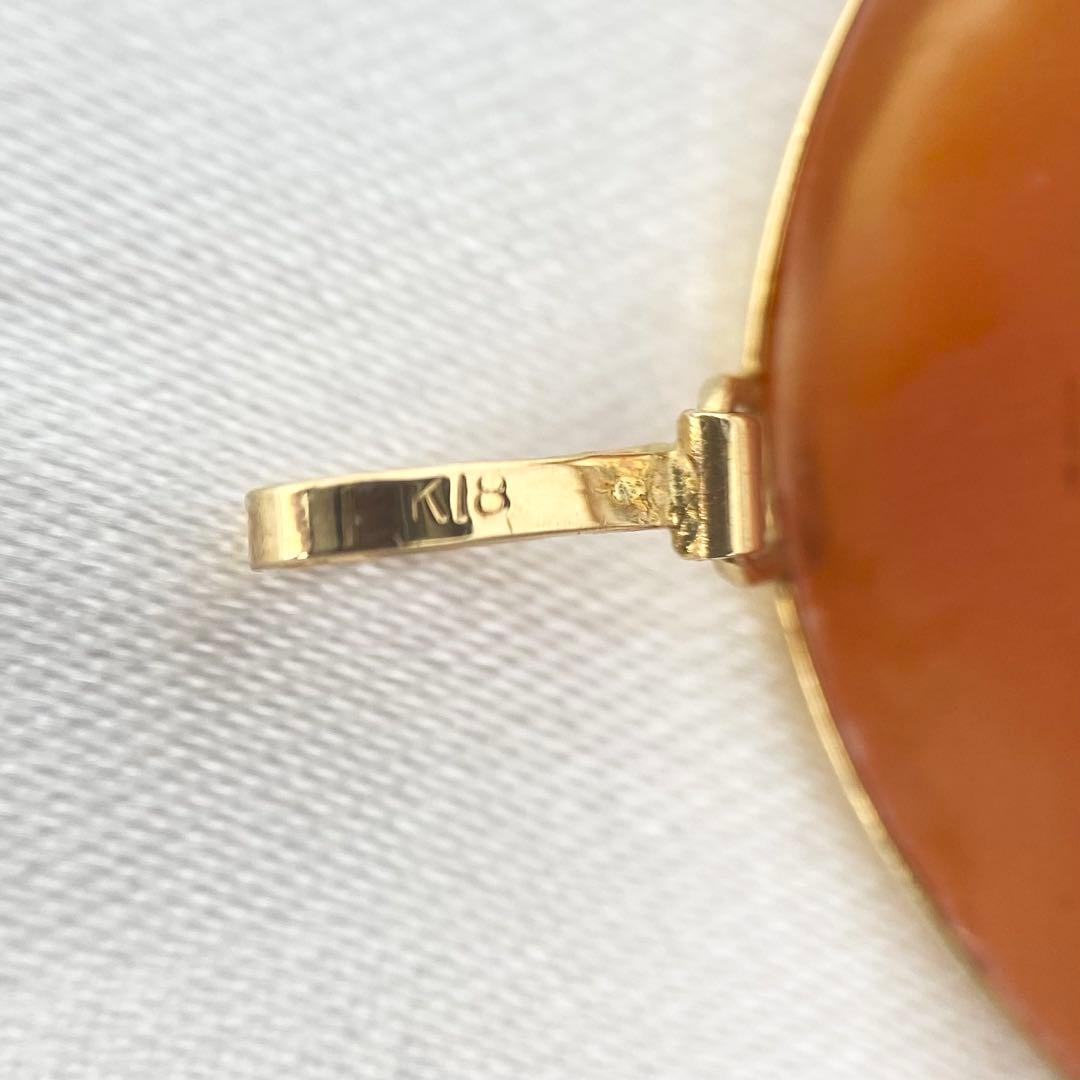 カメオ K18 ブローチ