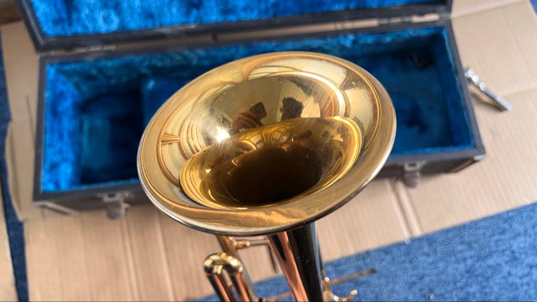 ゴールド 美品 トランペット Nikkan TR-134 TR-133 ニッカン