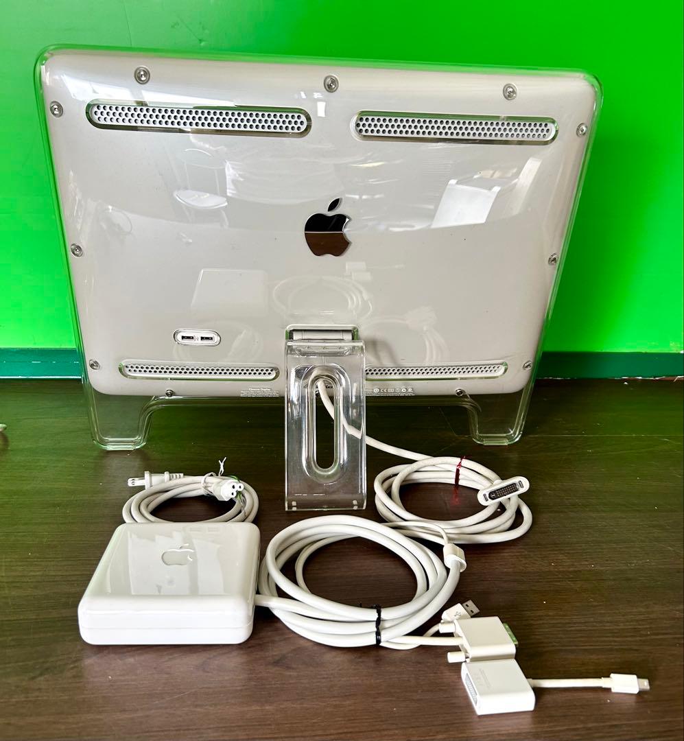 動作商品Appleモニター＆ADC DV I変換器＆mini portアダプター