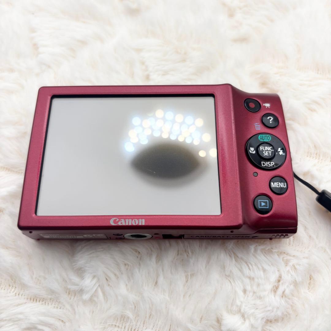 【極美品・動作良好】Canon PowerShot A3400 is レッド