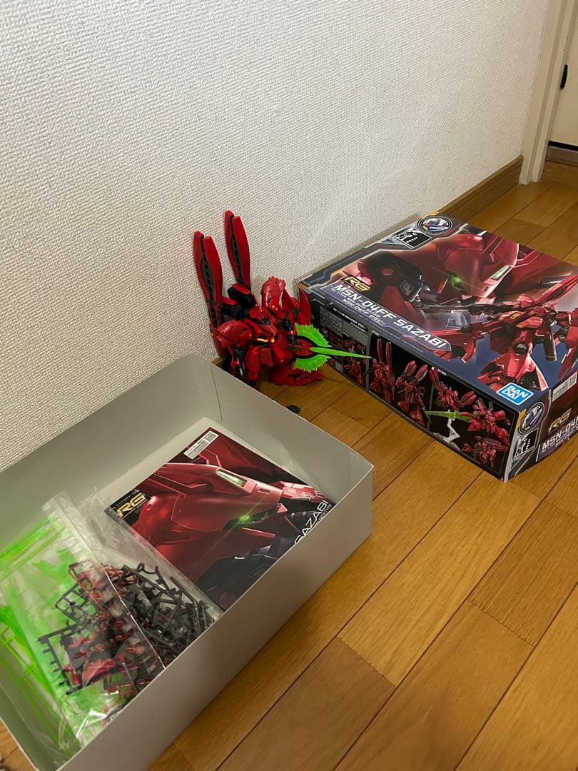 組み立て済み　RG サザビー　1/35コアファイター