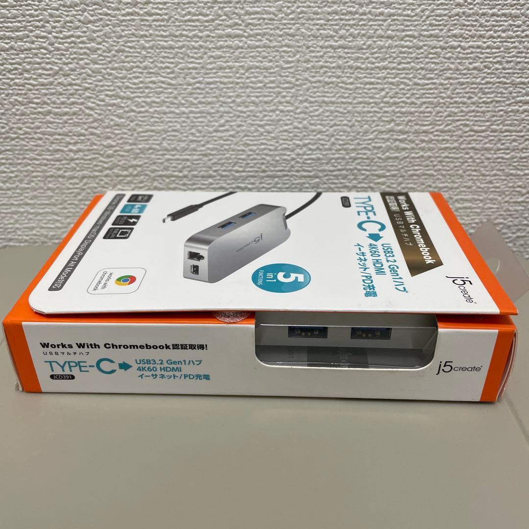 j5create USBハブ JC391 5ポート 4K HDMI