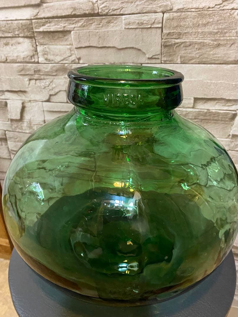 貴重　大人気　アンティーク デミジョンボトル VIRESA社製　フラワーベース