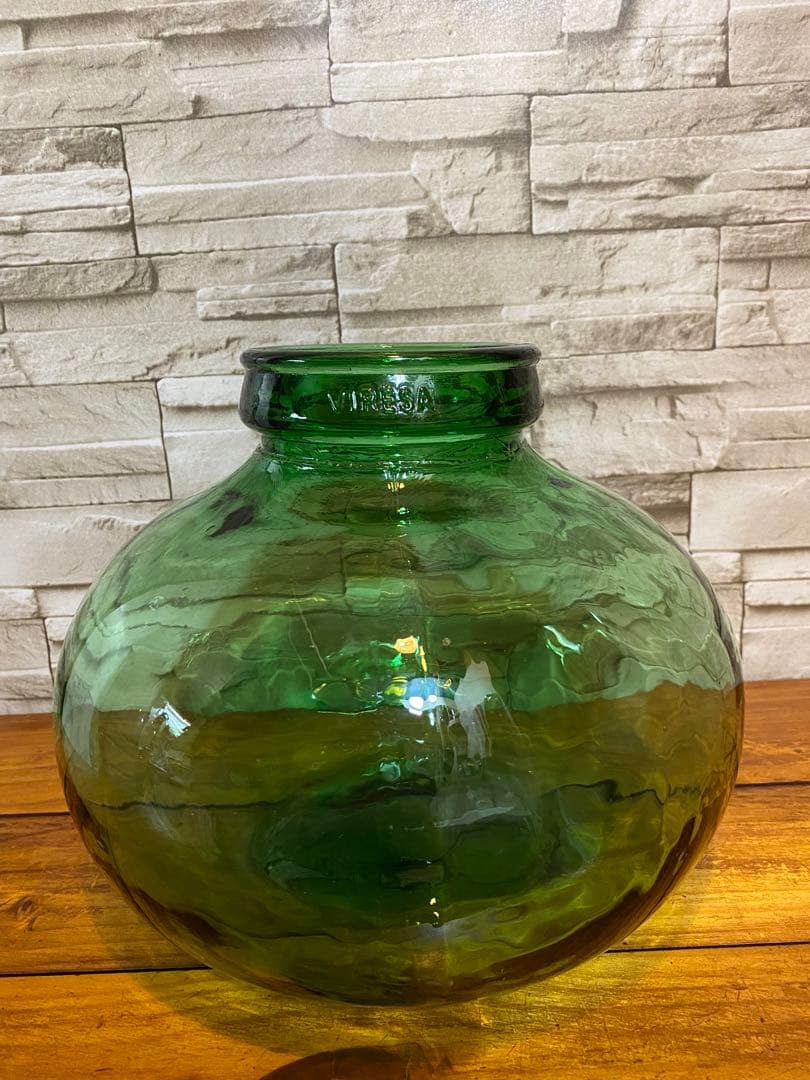 貴重　大人気　アンティーク デミジョンボトル VIRESA社製　フラワーベース