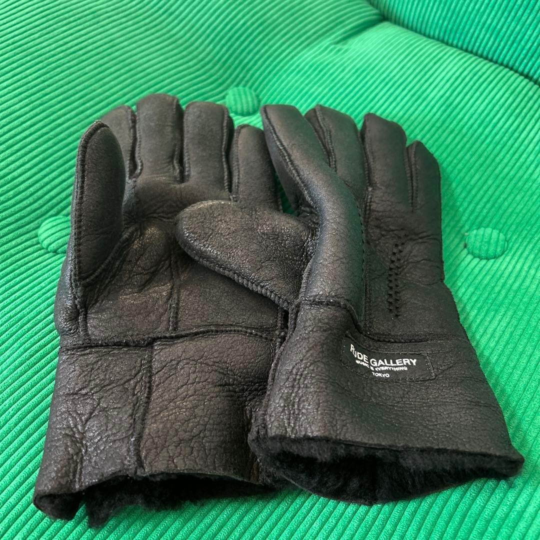 RUDE GALLERY レザー 手袋 黒