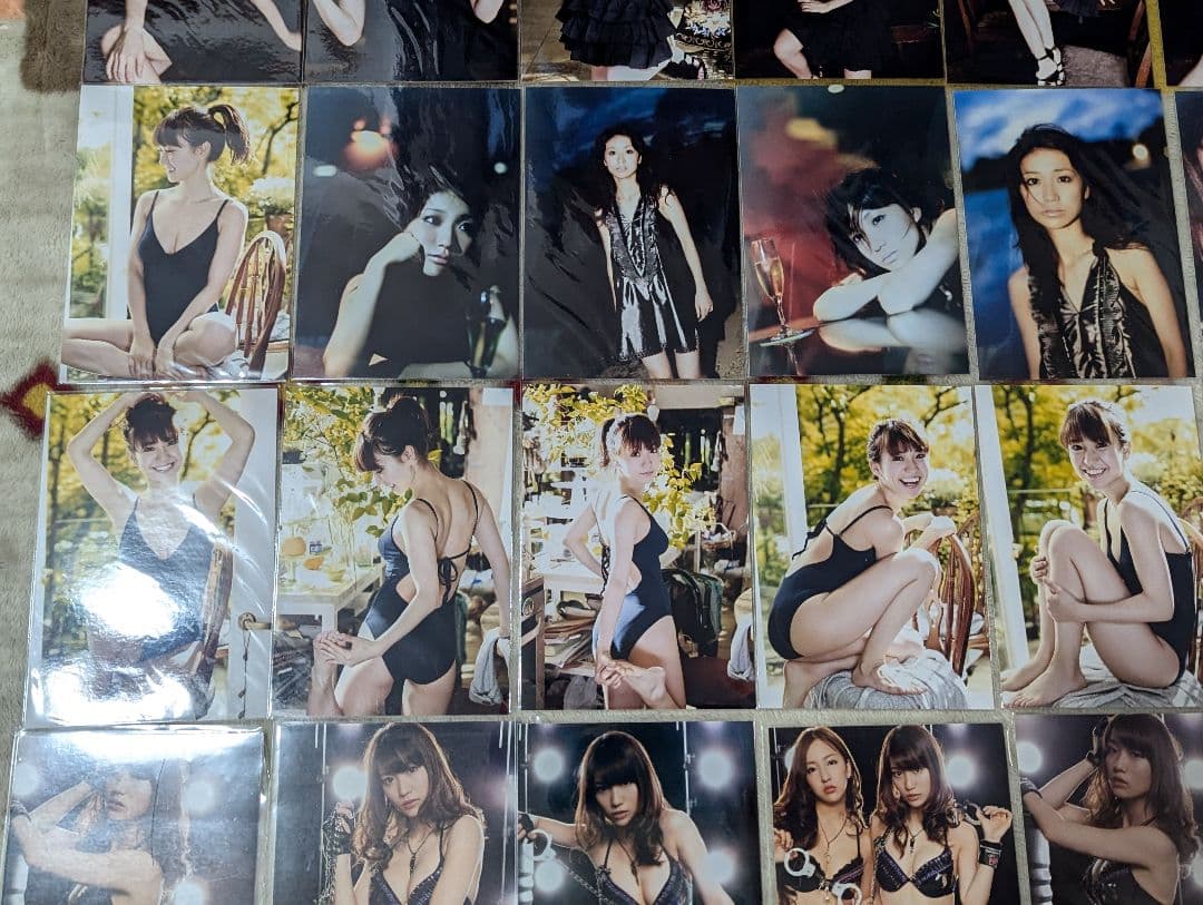 貴重 非売品 美品 オフショット 生写真 無修正 70枚 大島優子①