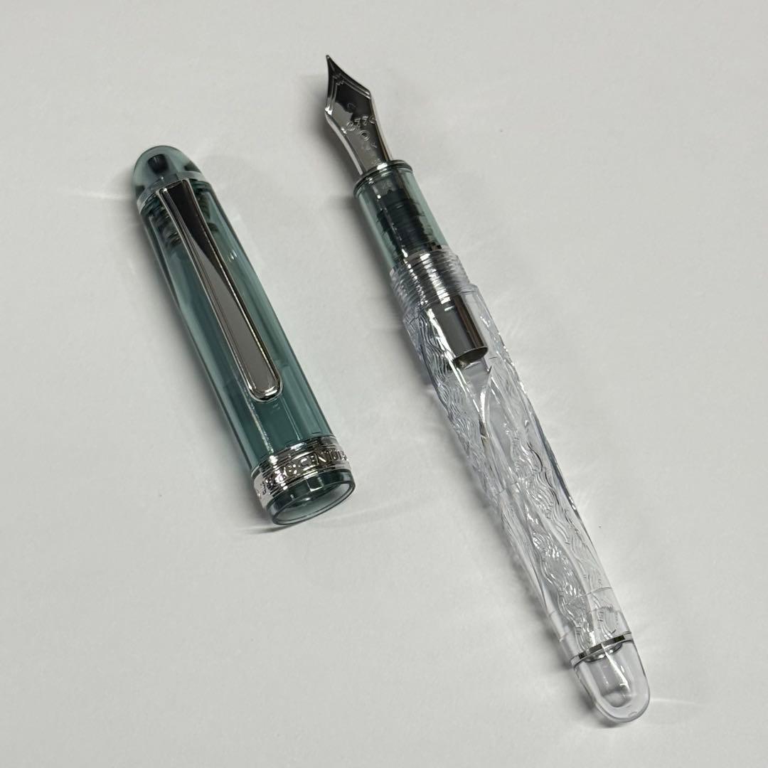 PLATINUM プラチナ 3776 センチュリー 富士雲景 絹雲 万年筆 中字