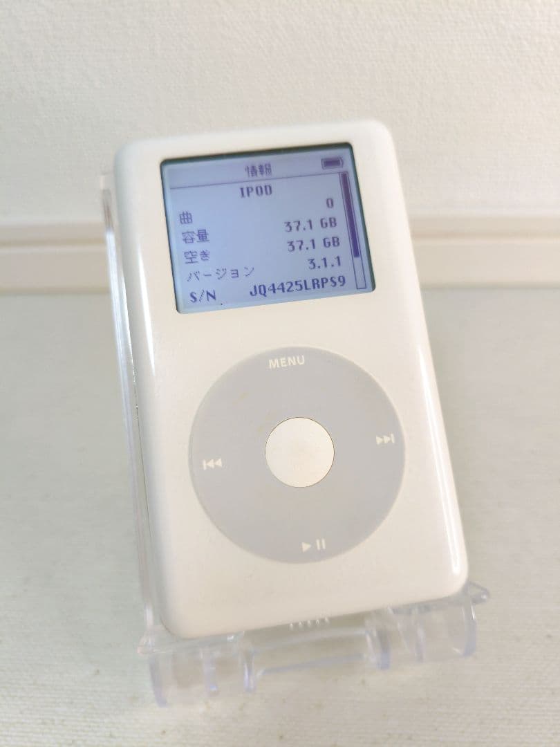 iPod classic 40GB 動作確認済み