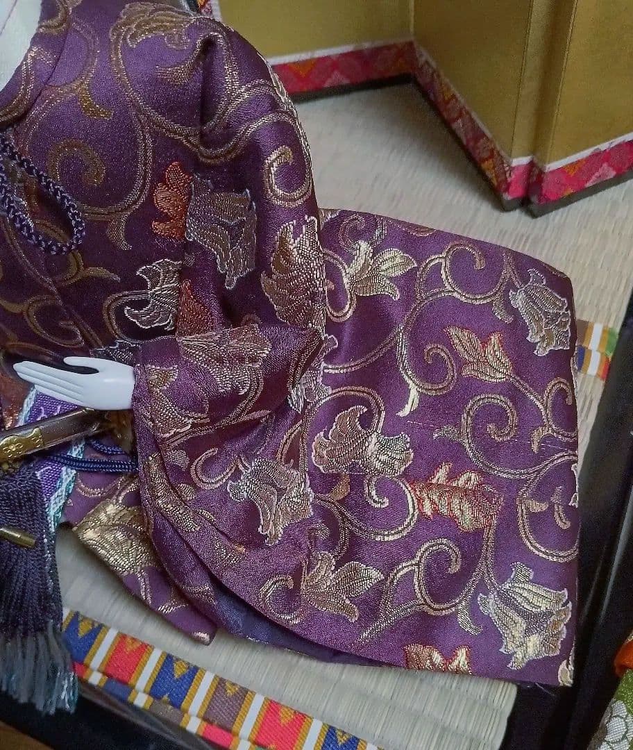 雛人形　親王飾り　内裏雛　秀玉作「7番」　装飾フルセット　骨董的価値お雛様