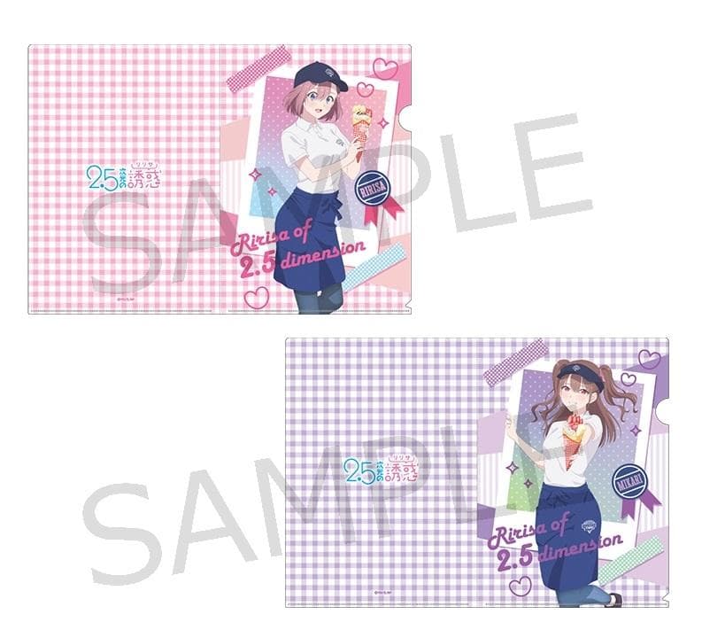 2.5次元の誘惑 × クレープ コラボ 描き下ろし クリアファイルセット