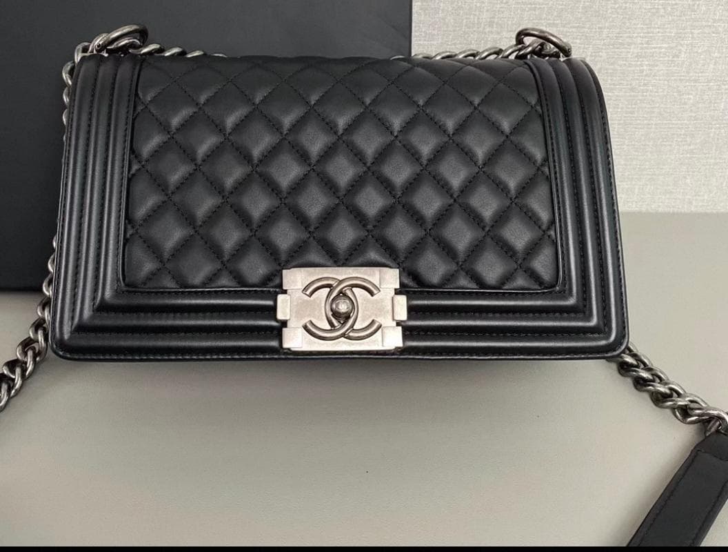 ショルダーバッグ ボーイシャネル ブラック