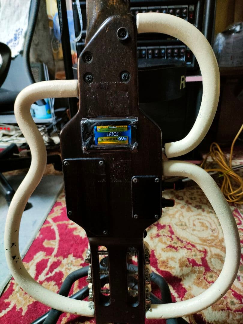 アリア.シンソニード.6弦エレキギター ダークブラウン