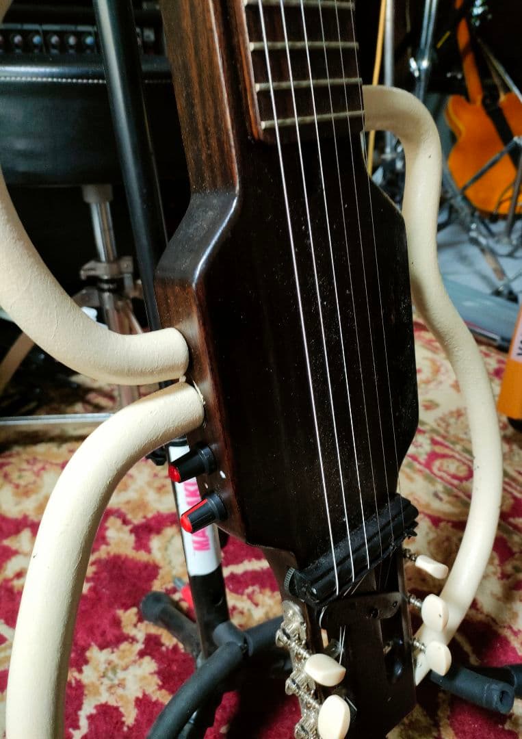 アリア.シンソニード.6弦エレキギター ダークブラウン