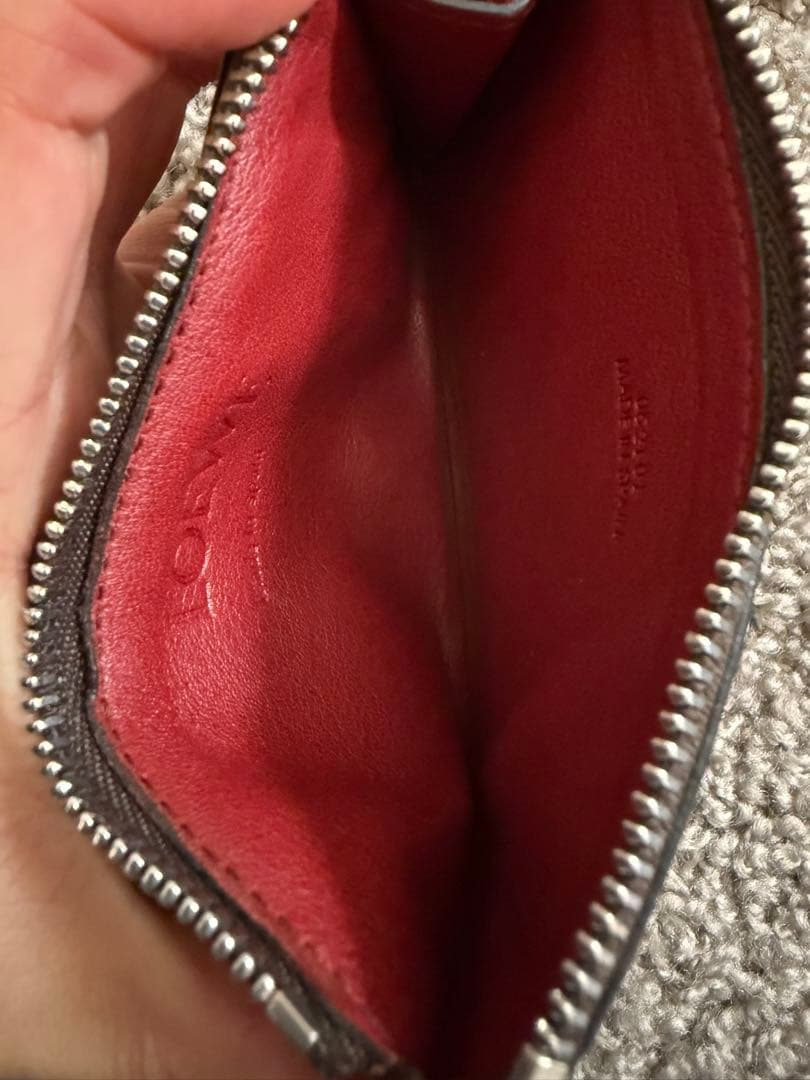 LOEWE フラグメントケース ブラウン/ベージュ