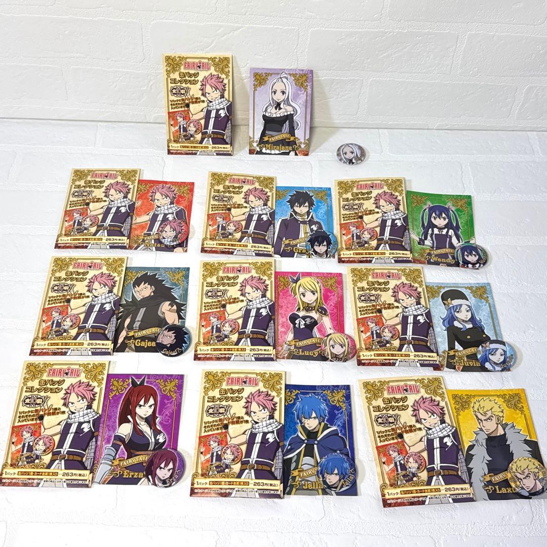 フェアリーテイル　缶バッジコレクション　コンプリートセット