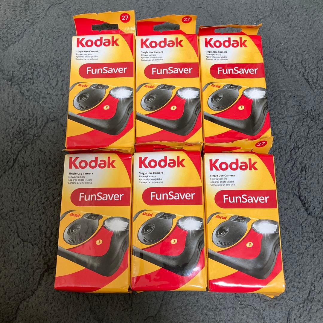 Kodak FunSaver 使い捨てカメラ 27枚撮り 6個セット