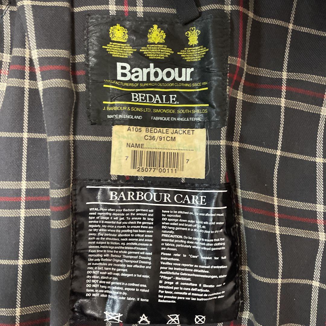 90s Barbour バブアー BEDALEビデイル
