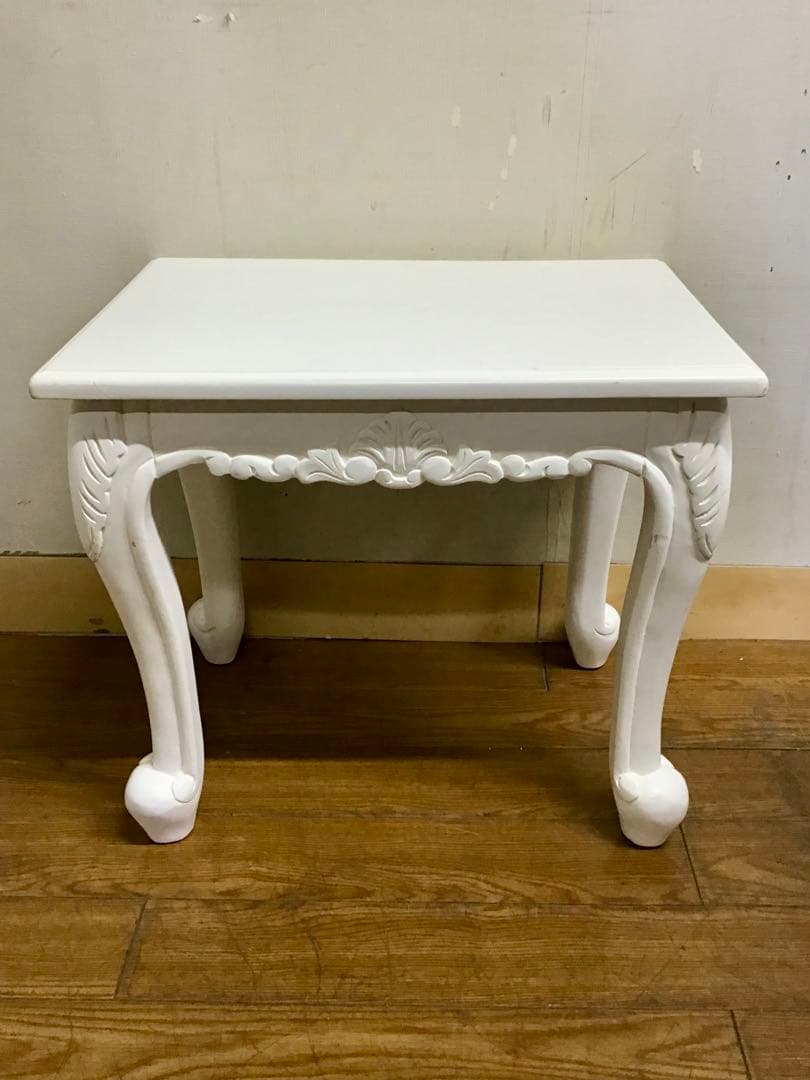 Nino☆管283☆ヨーロピアンクラシック☆姫系☆白家具☆ネストテーブル