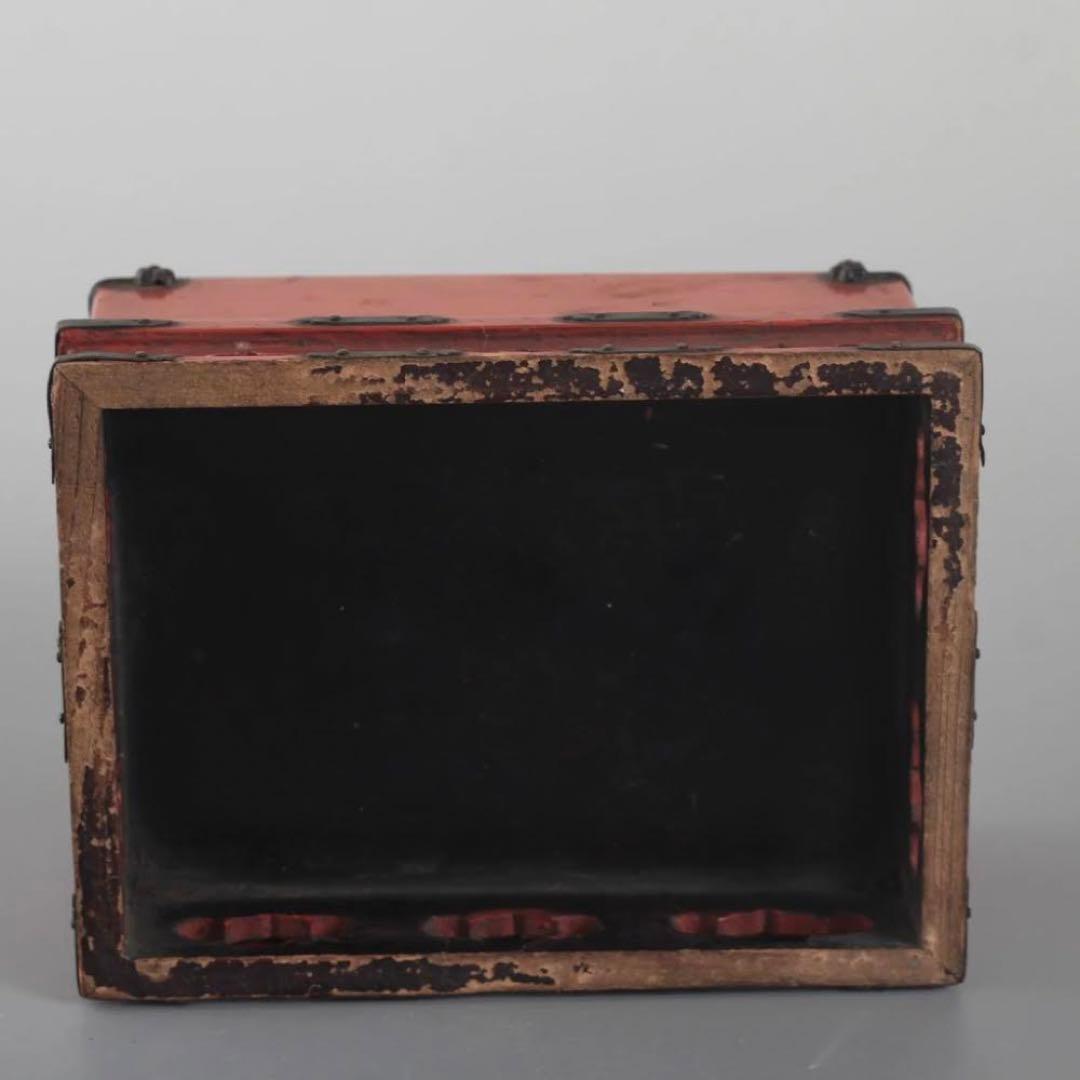 朱塗り 脚付 蓋物 古美術 古道具 アンティーク 漆器