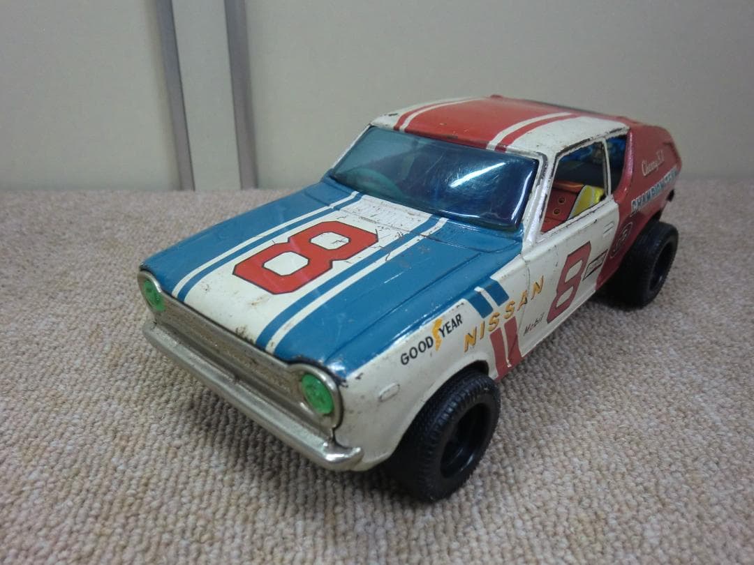 【昭和レトロ】日産 チェリークーペ X1　ブリキ自動車 ヴィンテージ