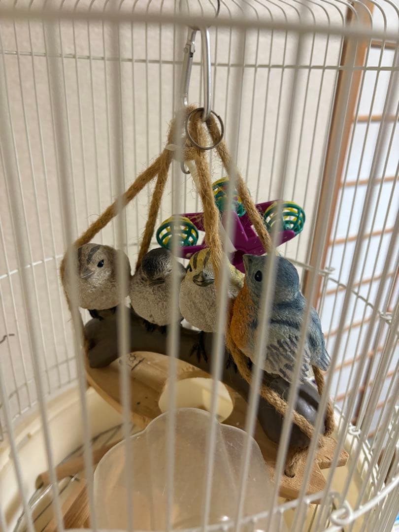 HOEI鳥かご（半月スタンド付き）