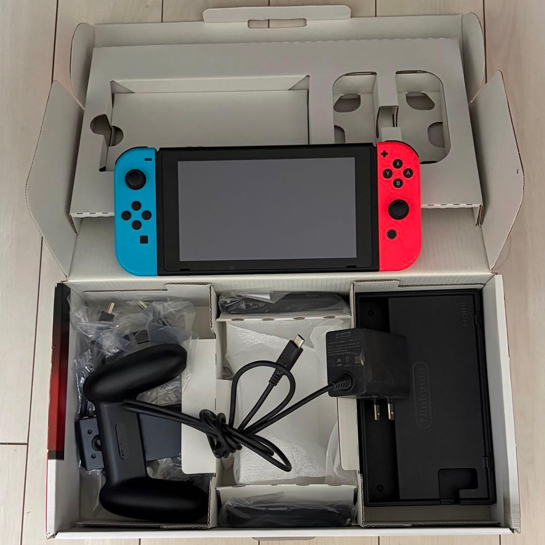 菜*！様 Nintendo Switch 赤/青 本体セット