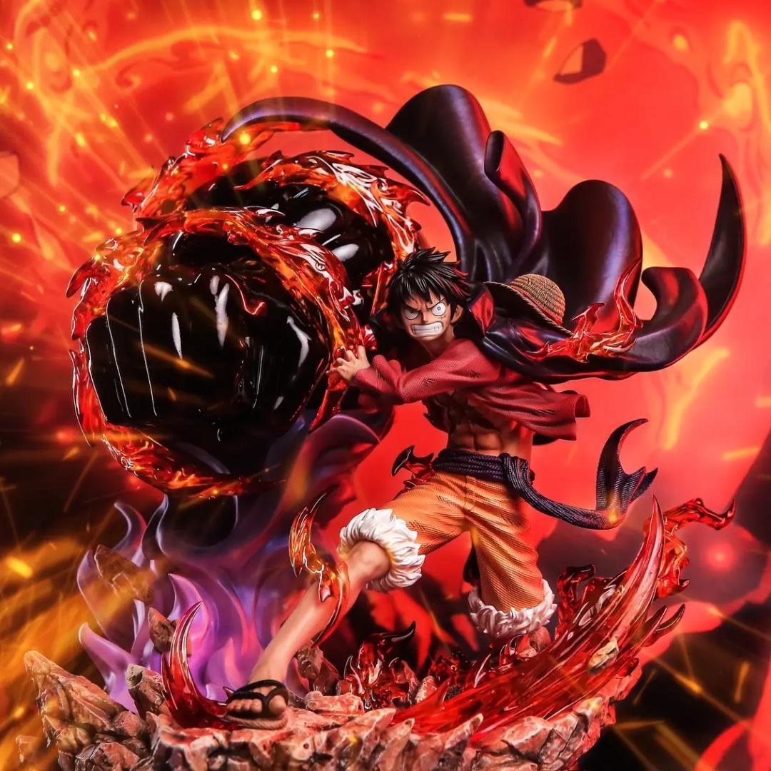 ワンピース レッドロック ルフィ 業火拳銃 ガレージキット フィギュア LX