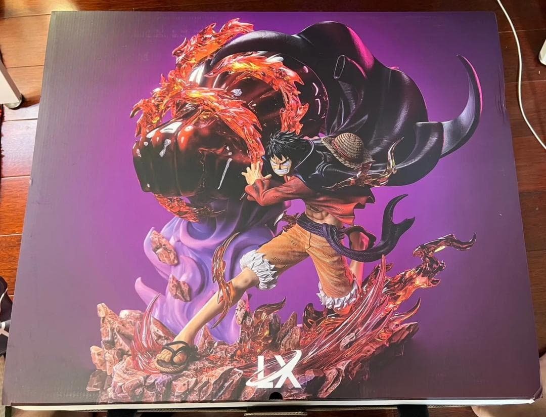 ワンピース レッドロック ルフィ 業火拳銃 ガレージキット フィギュア LX