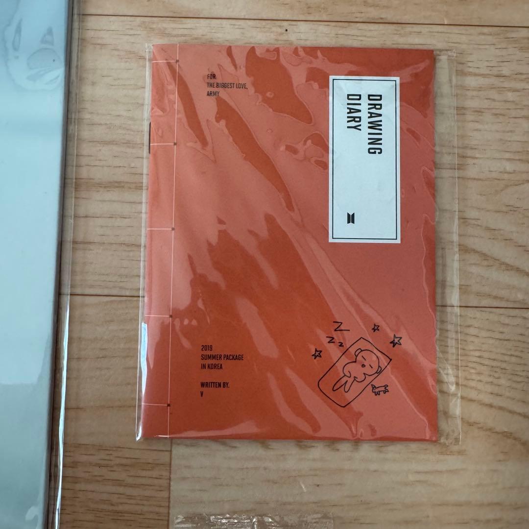 BTS テヒョン テテ うちわ フラッグ プレフォト サマパケダイアリー セット