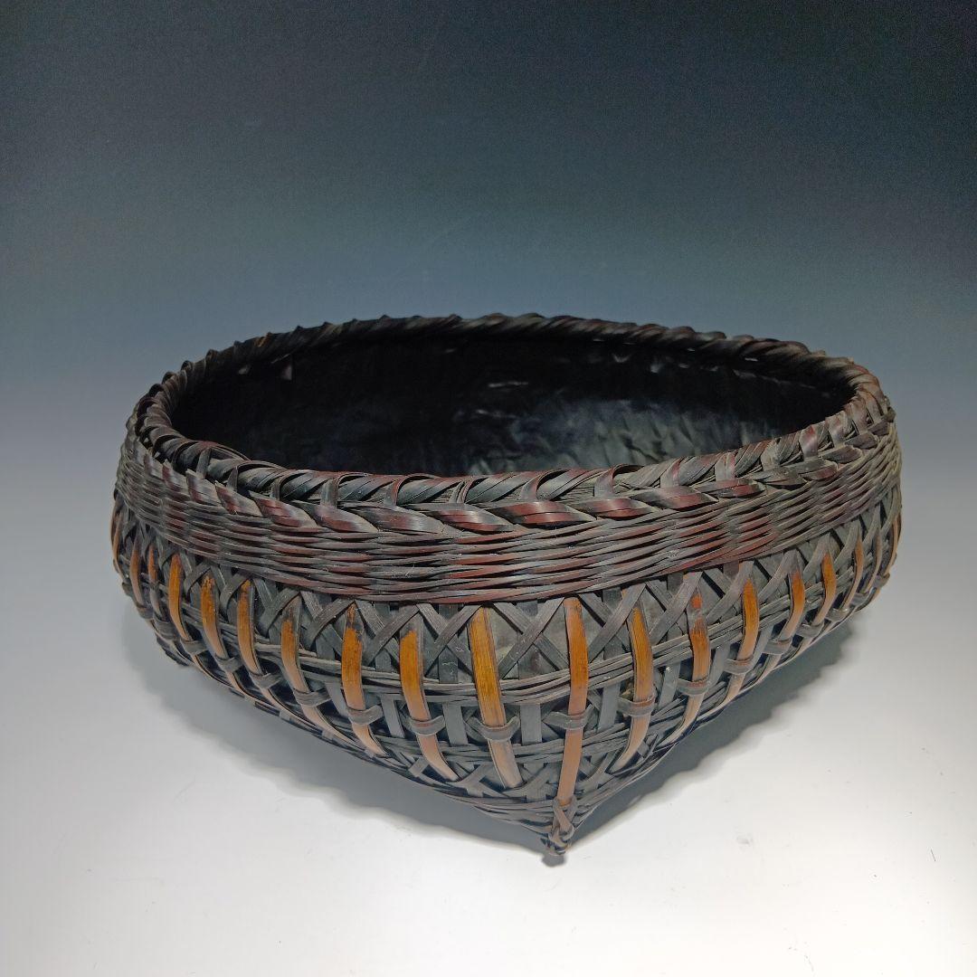 茶道具　竹製　炭籠　2個おまとめ