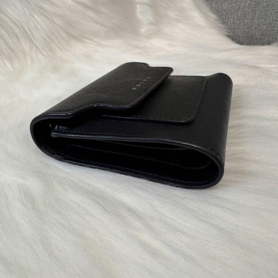 MARNI サフィアーノ フラップスクエアウォレット コンパクトウォレット
