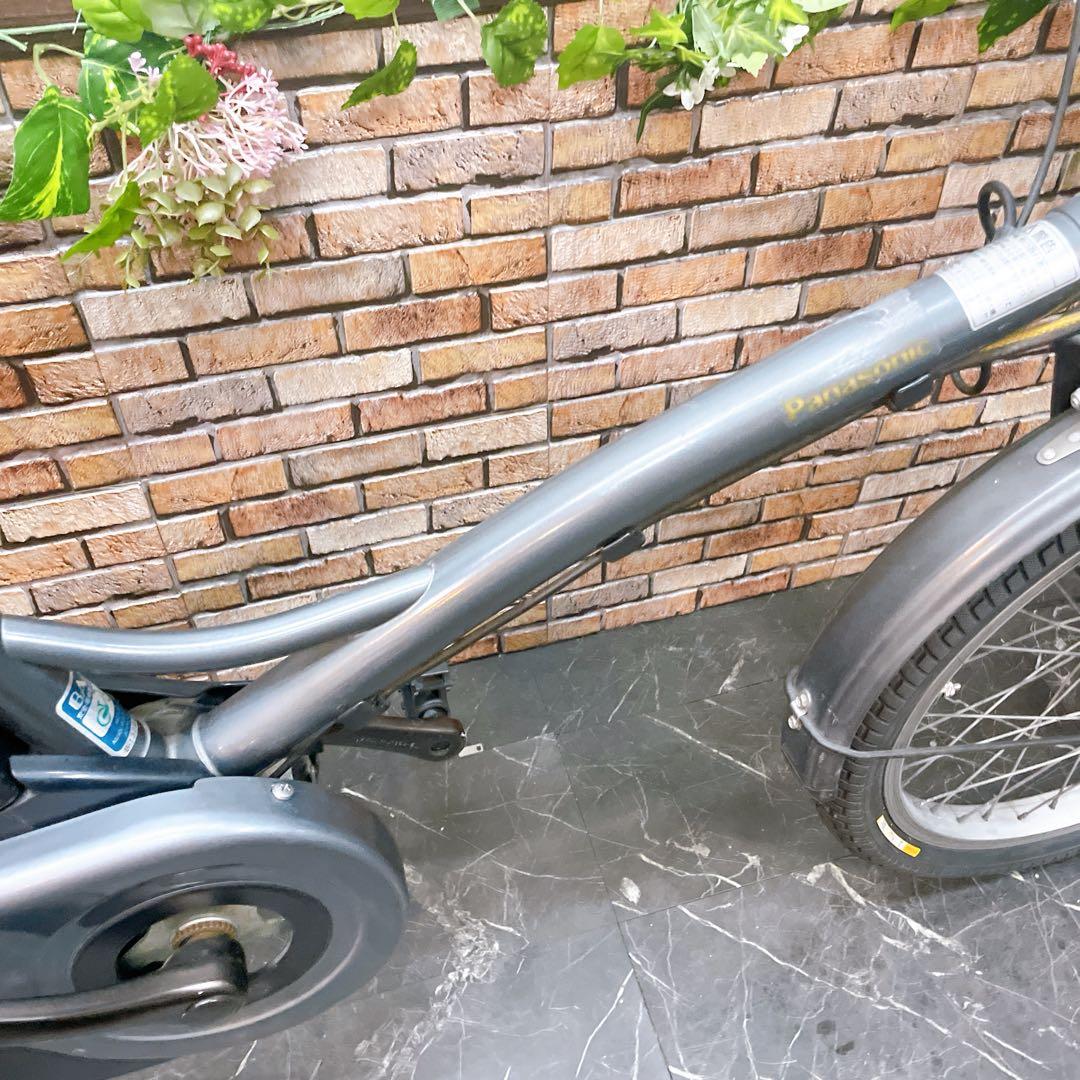 【59】電動自転車Panasonic グリッター グレー 20インチ