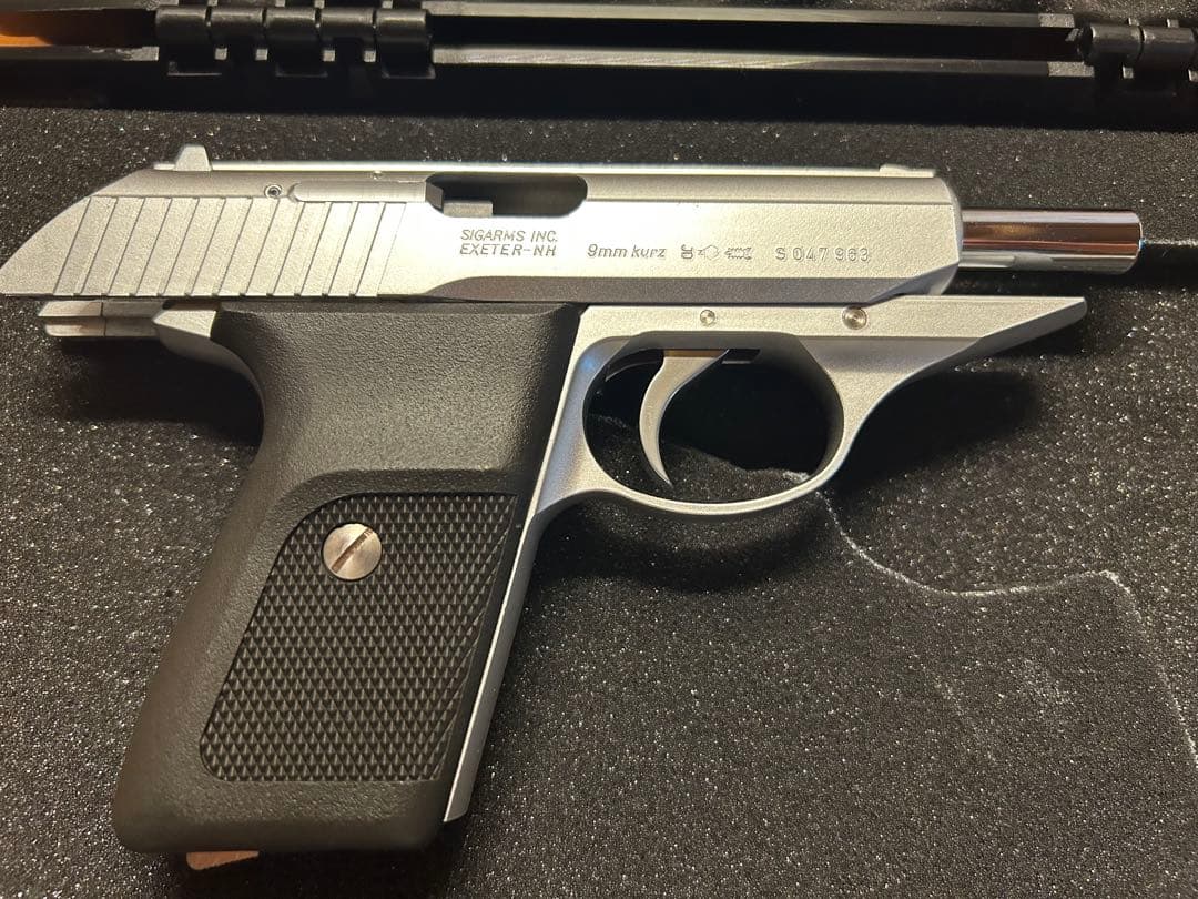 KSC P230ガスガン シルバーHW(ガンケース/ロングアウターバレル付)