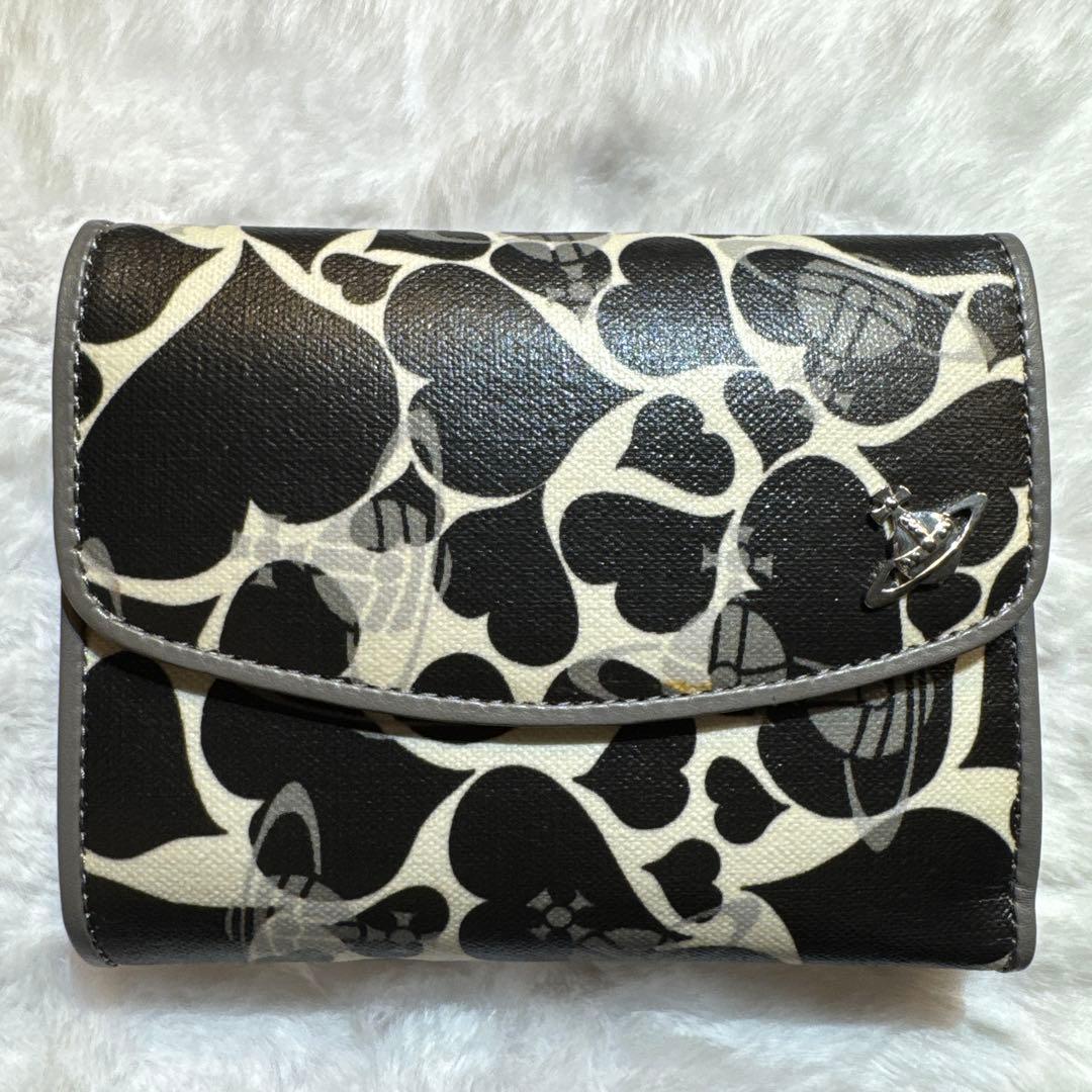 【希少廃盤】Vivienne Westwood 二つ折り財布ハート柄 新品未使用