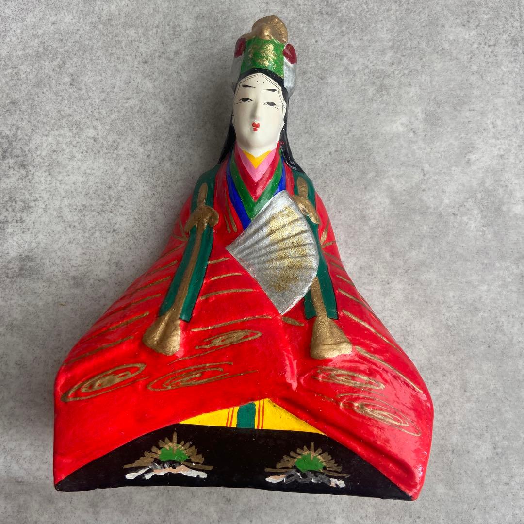 三次土雛　お雛様　雛人形　伝統工芸品　三次人形窯元　無形文化財　レトロ