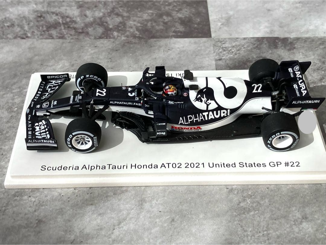 キッドボックス別注 1/43 アルファタウリAT02 2021USGP 角田裕毅
