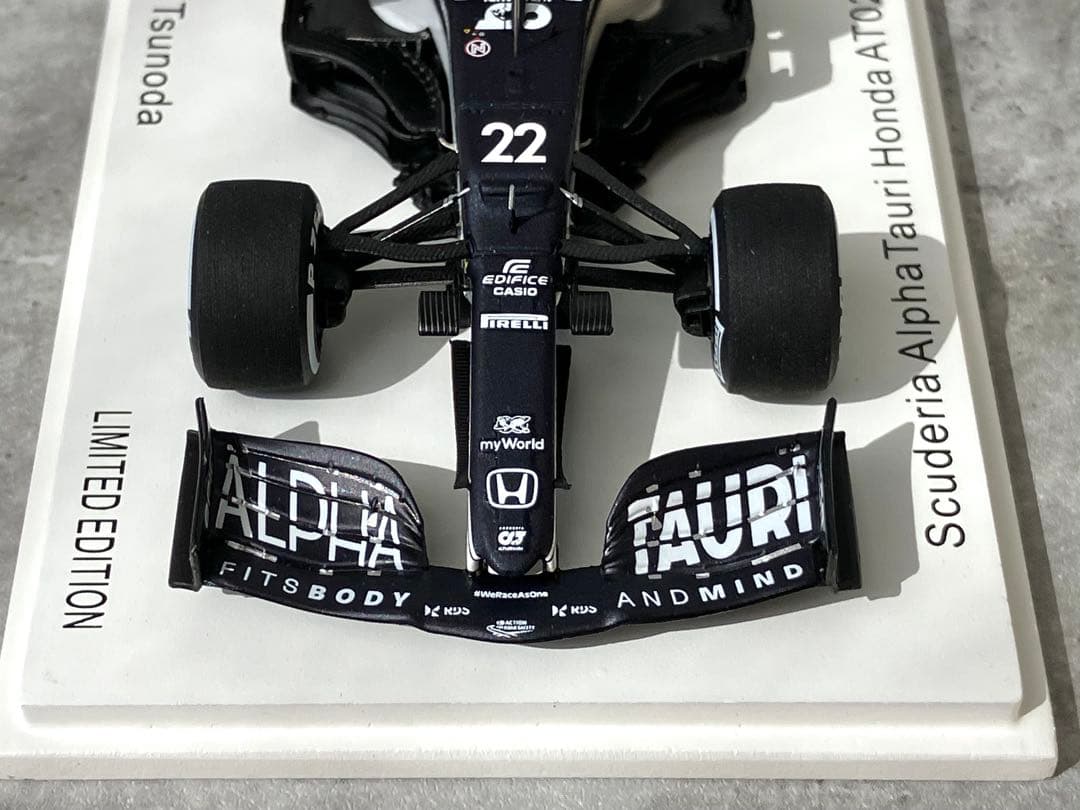 キッドボックス別注 1/43 アルファタウリAT02 2021USGP 角田裕毅