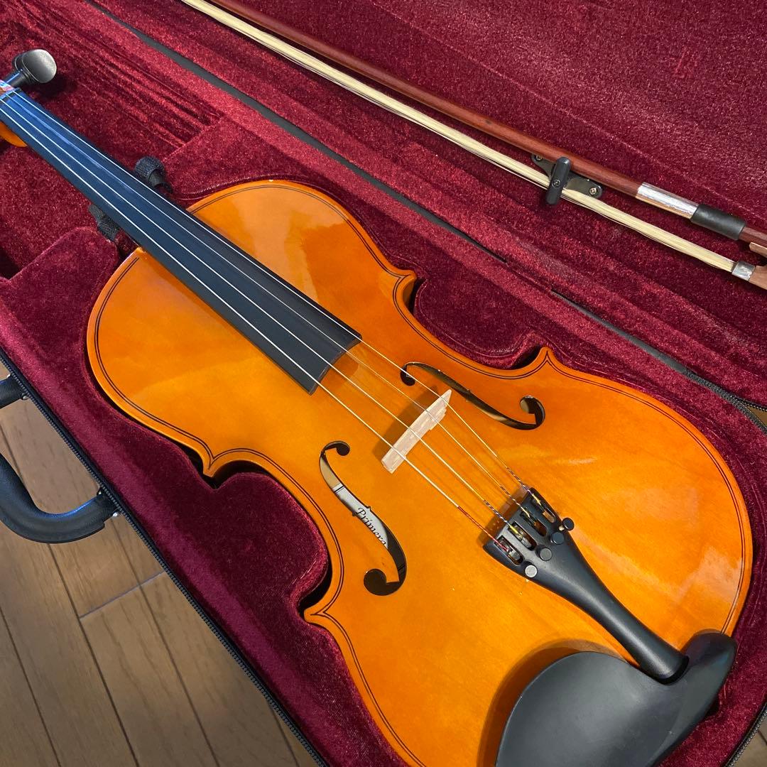 Primera PVA-80 ビオラ本体(弓、ケース付き)