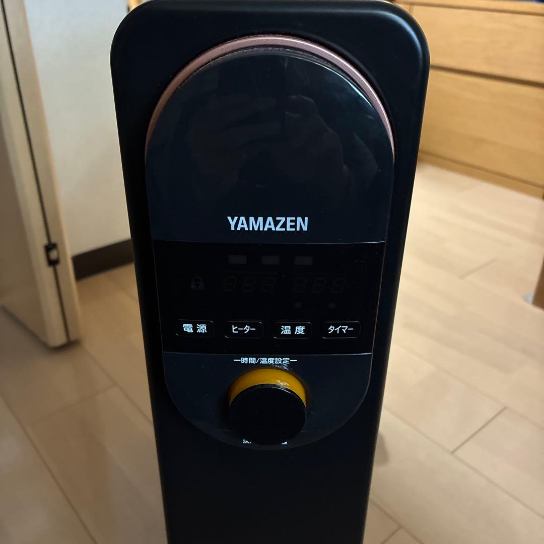 YAMAZEN オイルレスヒーター DOL-J121(BK)