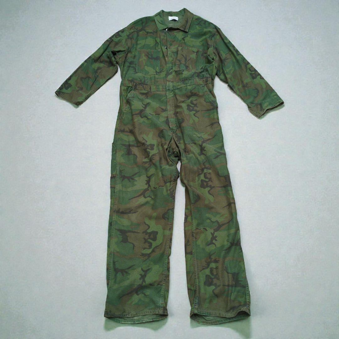 60s 70s USA製 KAMO ダックハンターカモ ジャンプスーツ XL