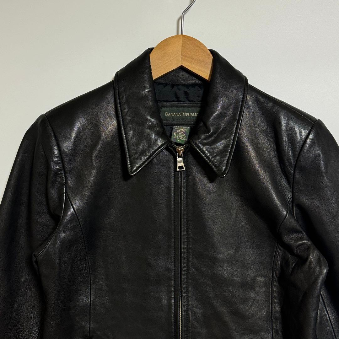 t*m様 BANANA REPUBLIC 90s 本革 シープ ラム レザー ジ