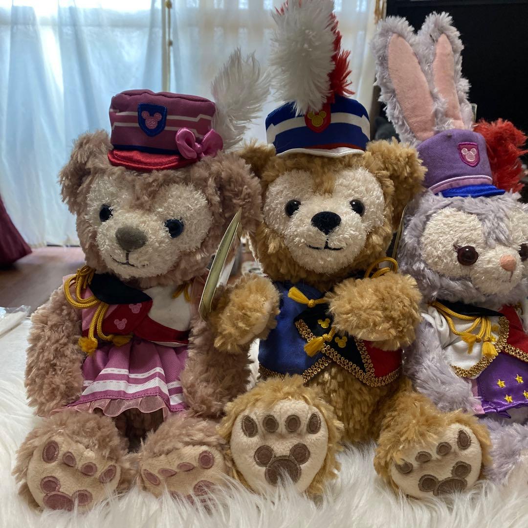 限定値下　ダッフィーフレンズぬいぐるみSS ハッピーマーチングファン 35周年